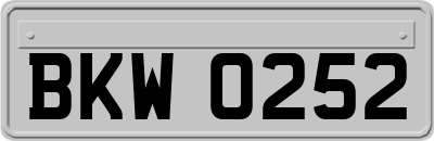 BKW0252