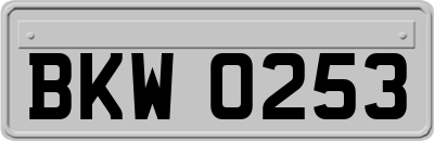 BKW0253