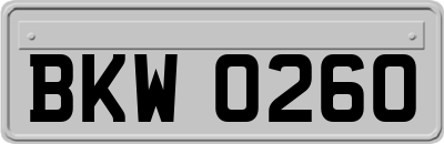 BKW0260