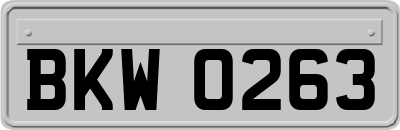 BKW0263