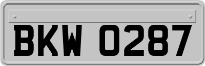 BKW0287