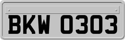 BKW0303