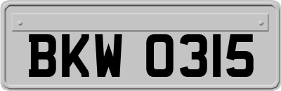 BKW0315