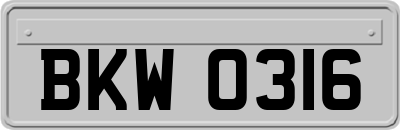 BKW0316