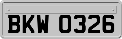 BKW0326