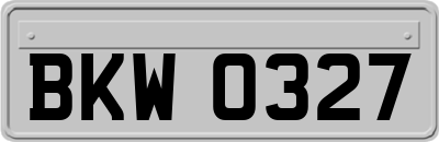 BKW0327