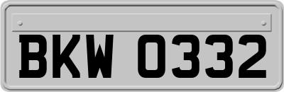 BKW0332