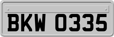 BKW0335