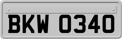 BKW0340