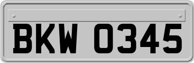 BKW0345
