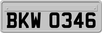BKW0346