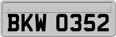 BKW0352