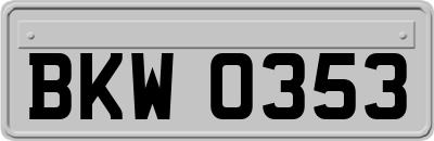 BKW0353