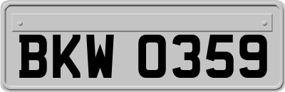 BKW0359
