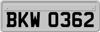 BKW0362