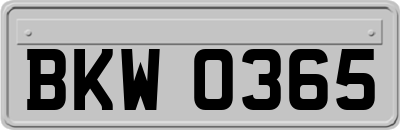 BKW0365