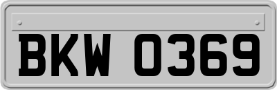 BKW0369