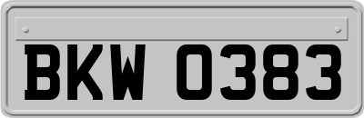 BKW0383