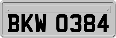 BKW0384