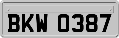 BKW0387