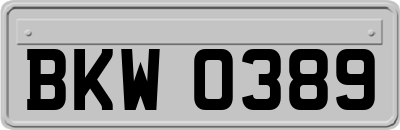 BKW0389