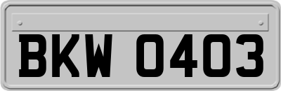 BKW0403
