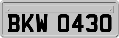 BKW0430