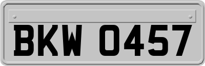 BKW0457
