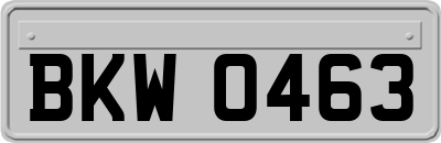 BKW0463