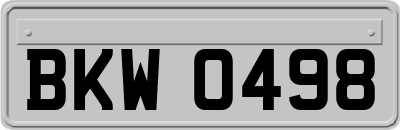BKW0498