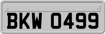BKW0499