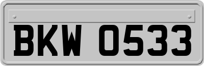 BKW0533