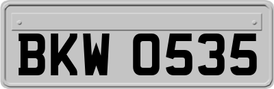 BKW0535