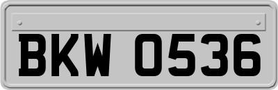 BKW0536