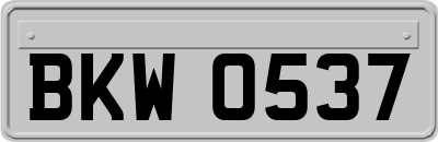BKW0537
