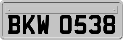 BKW0538