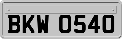 BKW0540