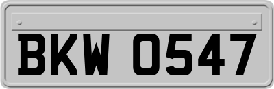 BKW0547