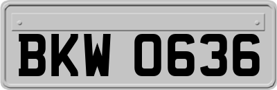 BKW0636