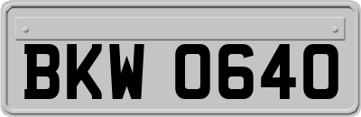 BKW0640