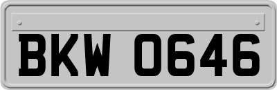 BKW0646