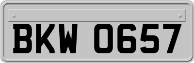 BKW0657