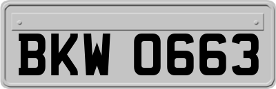BKW0663