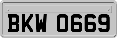 BKW0669