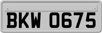 BKW0675