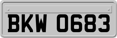 BKW0683
