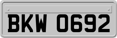 BKW0692