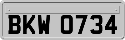 BKW0734