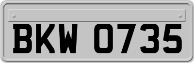 BKW0735
