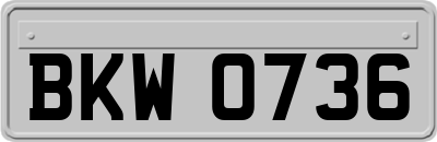 BKW0736